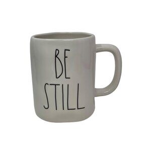 Rae Dunn BE STILL Mug Ceramic Coffee Cup RD Magenta Original Kitchen Decor